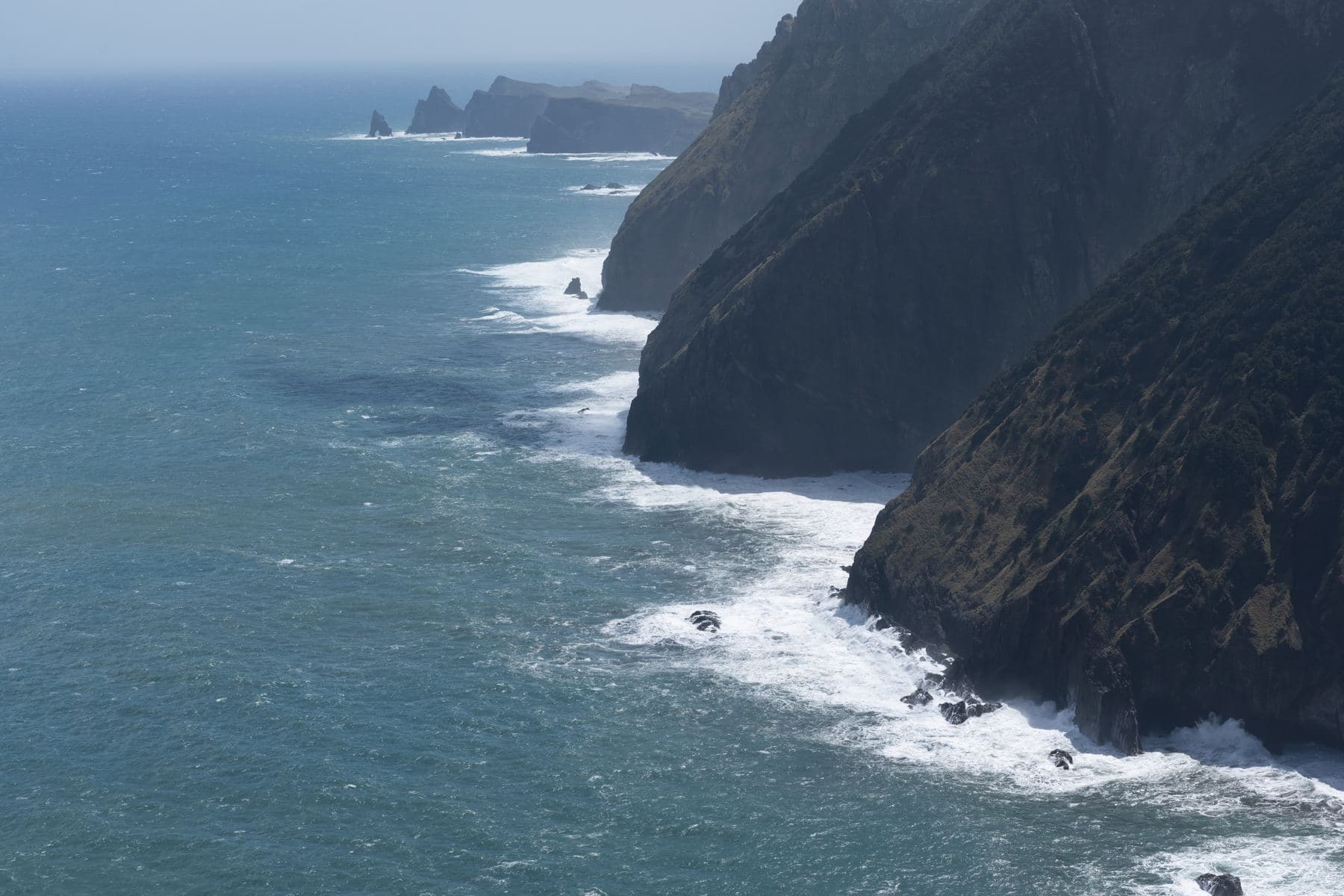 Sea cliffs on the Madeira coast